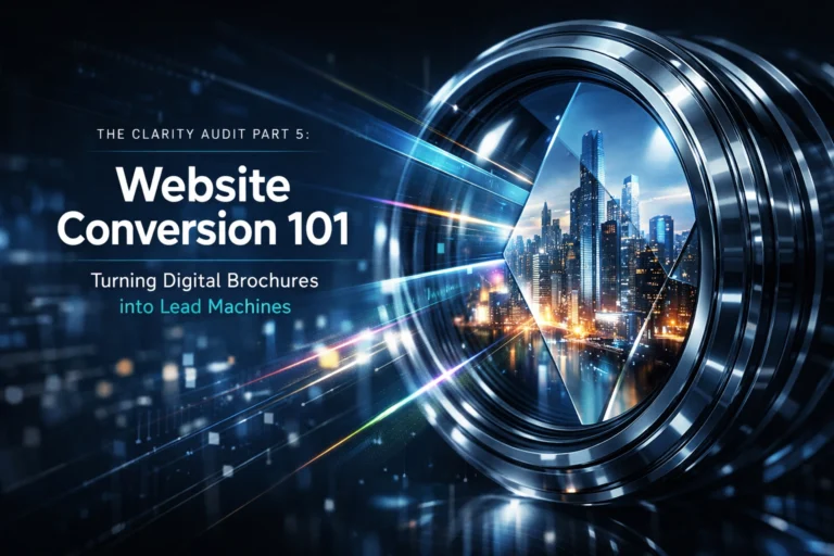 The Clarity Audit Part 5: Website Conversion 101 – Turning Digital Brochures into Lead Machines