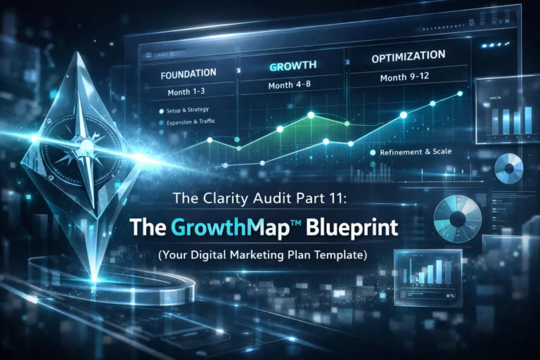 The Clarity Audit Part 11: The GrowthMap™ Blueprint (Your Digital Marketing Plan Template)